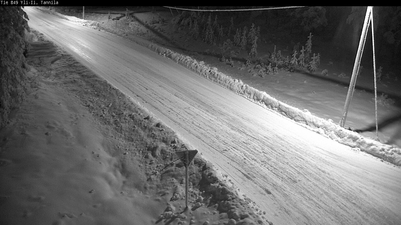 Weather Camera Image Väg 849 Yli-Ii, Tannila, Oulu, Pohjois-Pohjanmaa