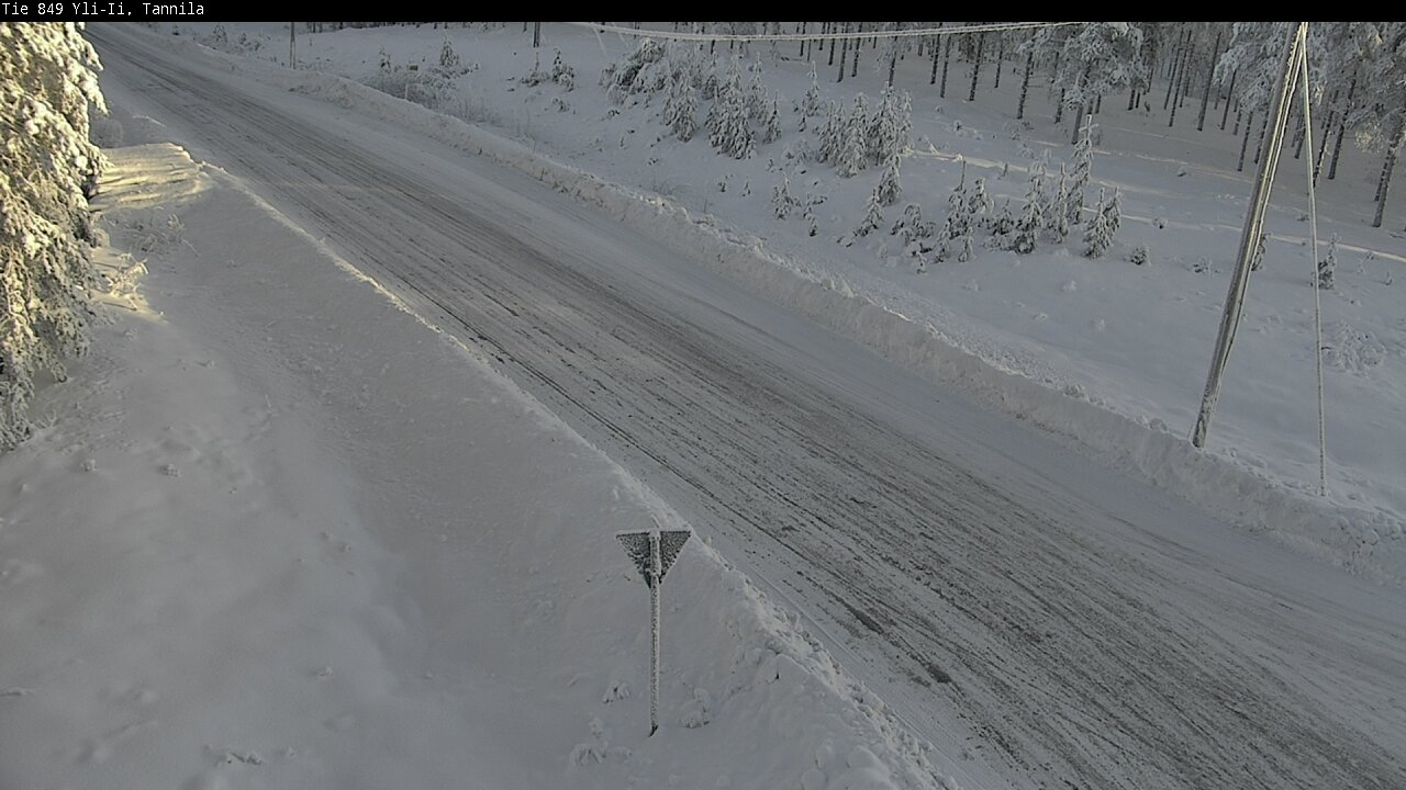 Weather Camera Image Väg 849 Yli-Ii, Tannila, Oulu, Pohjois-Pohjanmaa