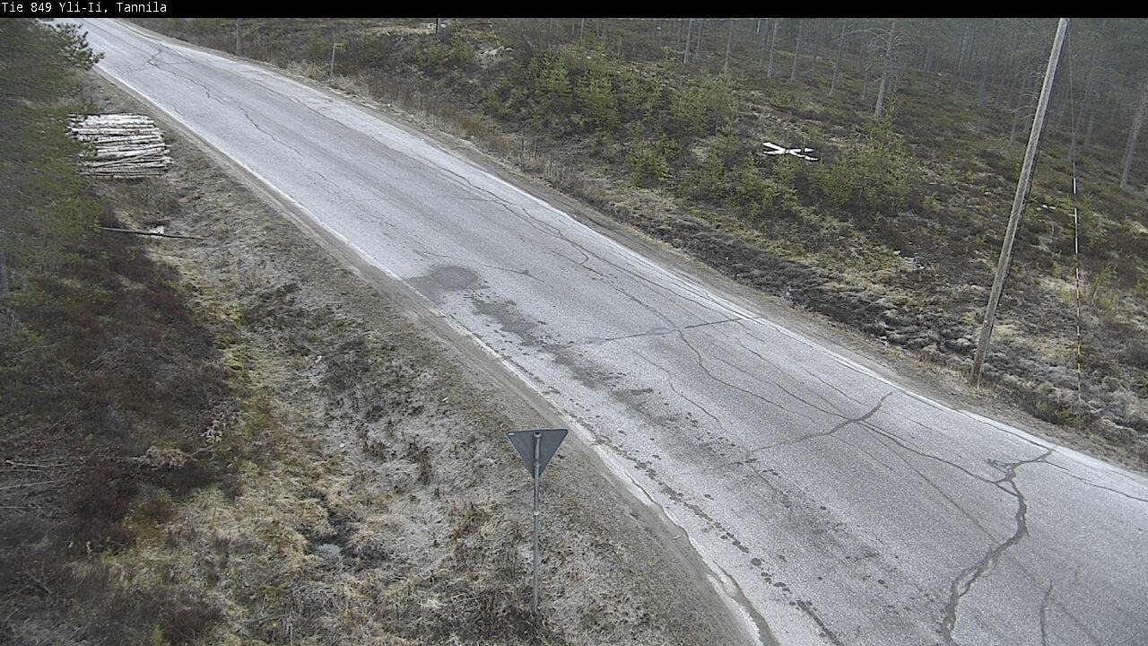 Weather Camera Image Väg 849 Yli-Ii, Tannila, Oulu, Pohjois-Pohjanmaa