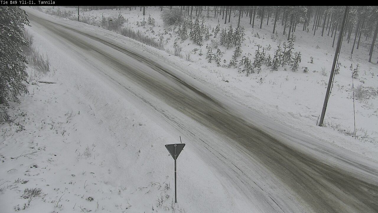 Weather Camera Image Väg 849 Yli-Ii, Tannila, Oulu, Pohjois-Pohjanmaa
