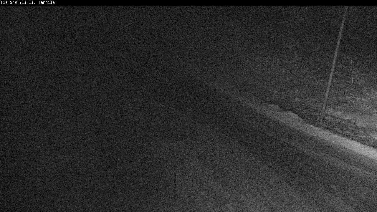 Weather Camera Image Väg 849 Yli-Ii, Tannila, Oulu, Pohjois-Pohjanmaa