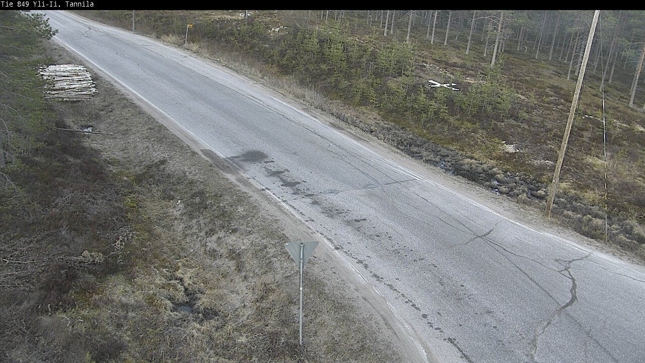 Weather Camera Image Väg 849 Yli-Ii, Tannila, Oulu, Pohjois-Pohjanmaa