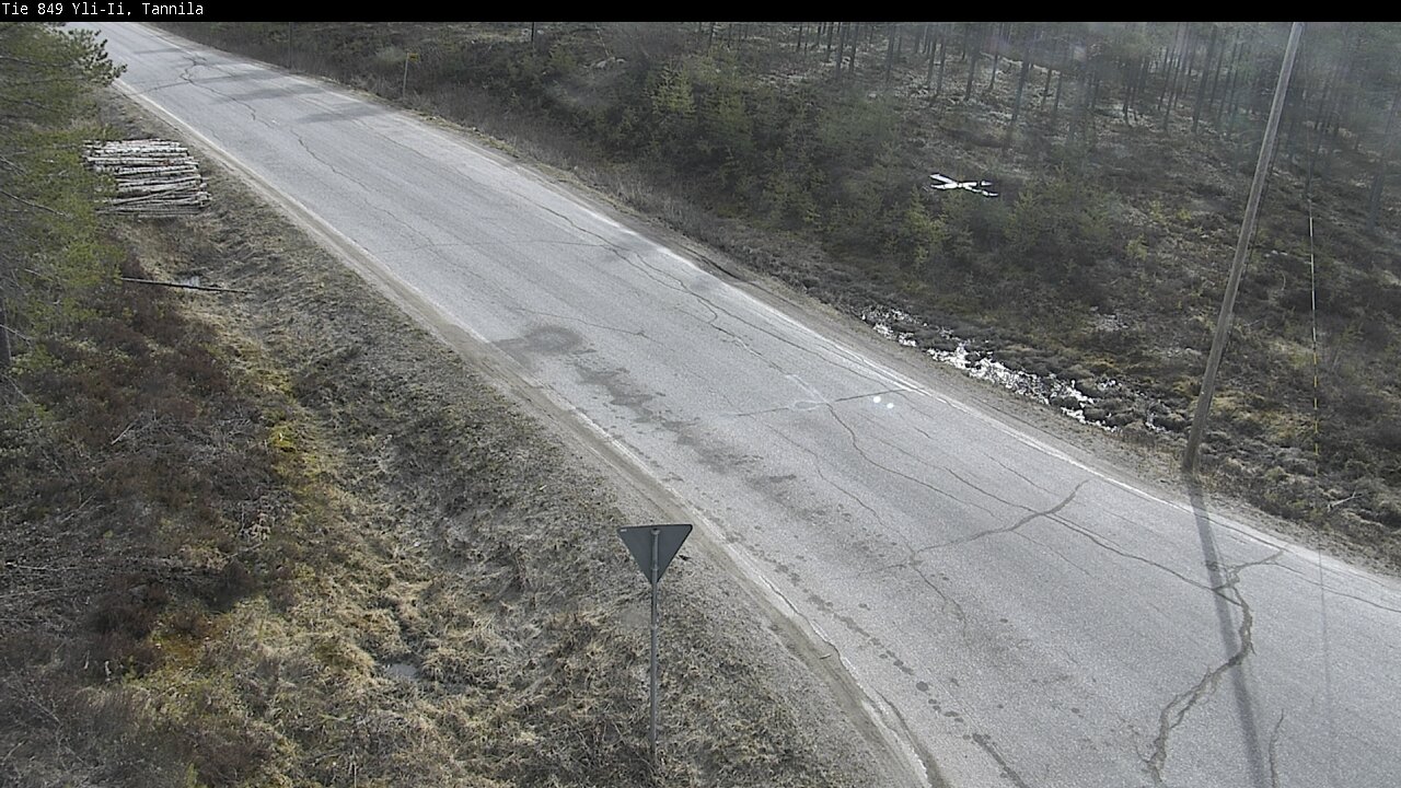 Weather Camera Image Väg 849 Yli-Ii, Tannila, Oulu, Pohjois-Pohjanmaa