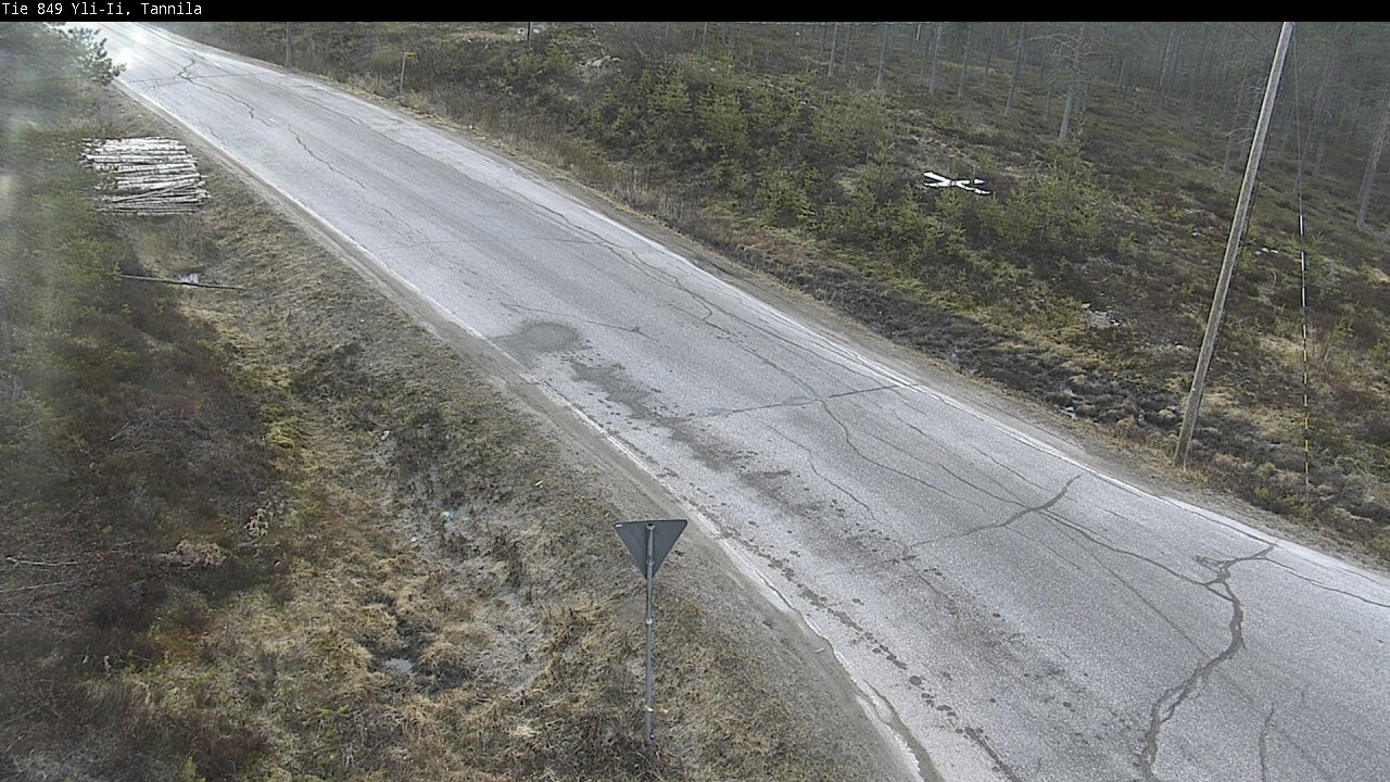 Weather Camera Image Väg 849 Yli-Ii, Tannila, Oulu, Pohjois-Pohjanmaa