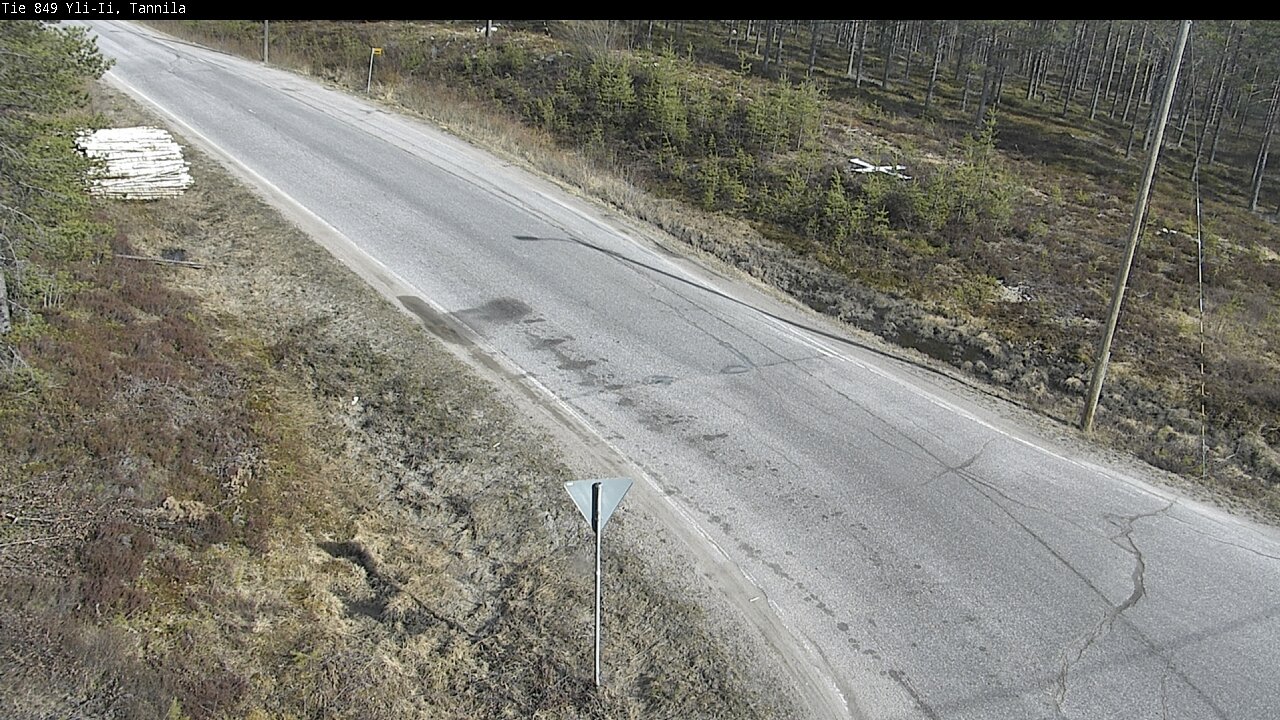 Weather Camera Image Väg 849 Yli-Ii, Tannila, Oulu, Pohjois-Pohjanmaa