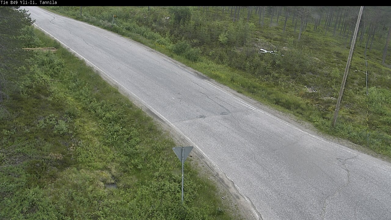 Weather Camera Image Väg 849 Yli-Ii, Tannila, Oulu, Pohjois-Pohjanmaa