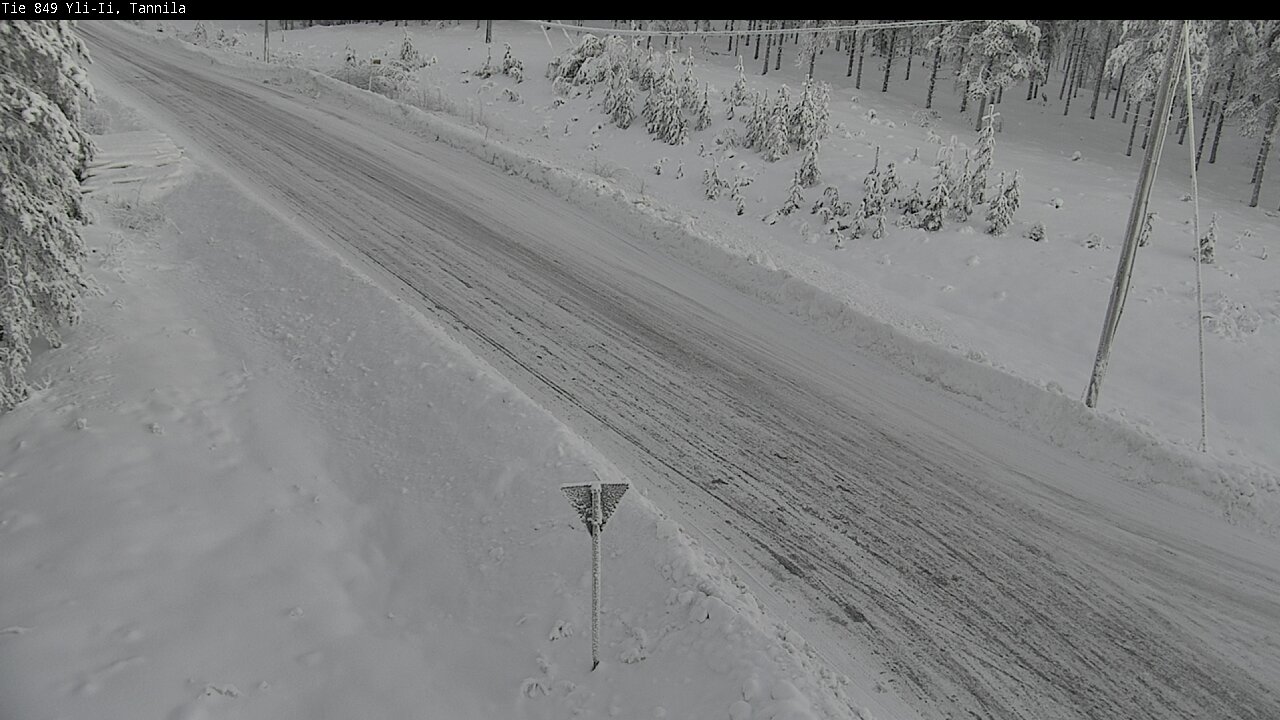 Weather Camera Image Väg 849 Yli-Ii, Tannila, Oulu, Pohjois-Pohjanmaa