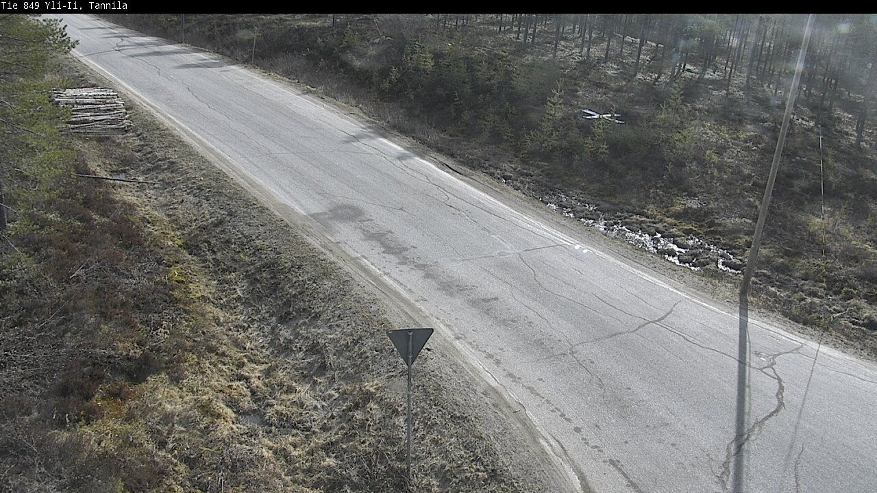 Weather Camera Image Väg 849 Yli-Ii, Tannila, Oulu, Pohjois-Pohjanmaa