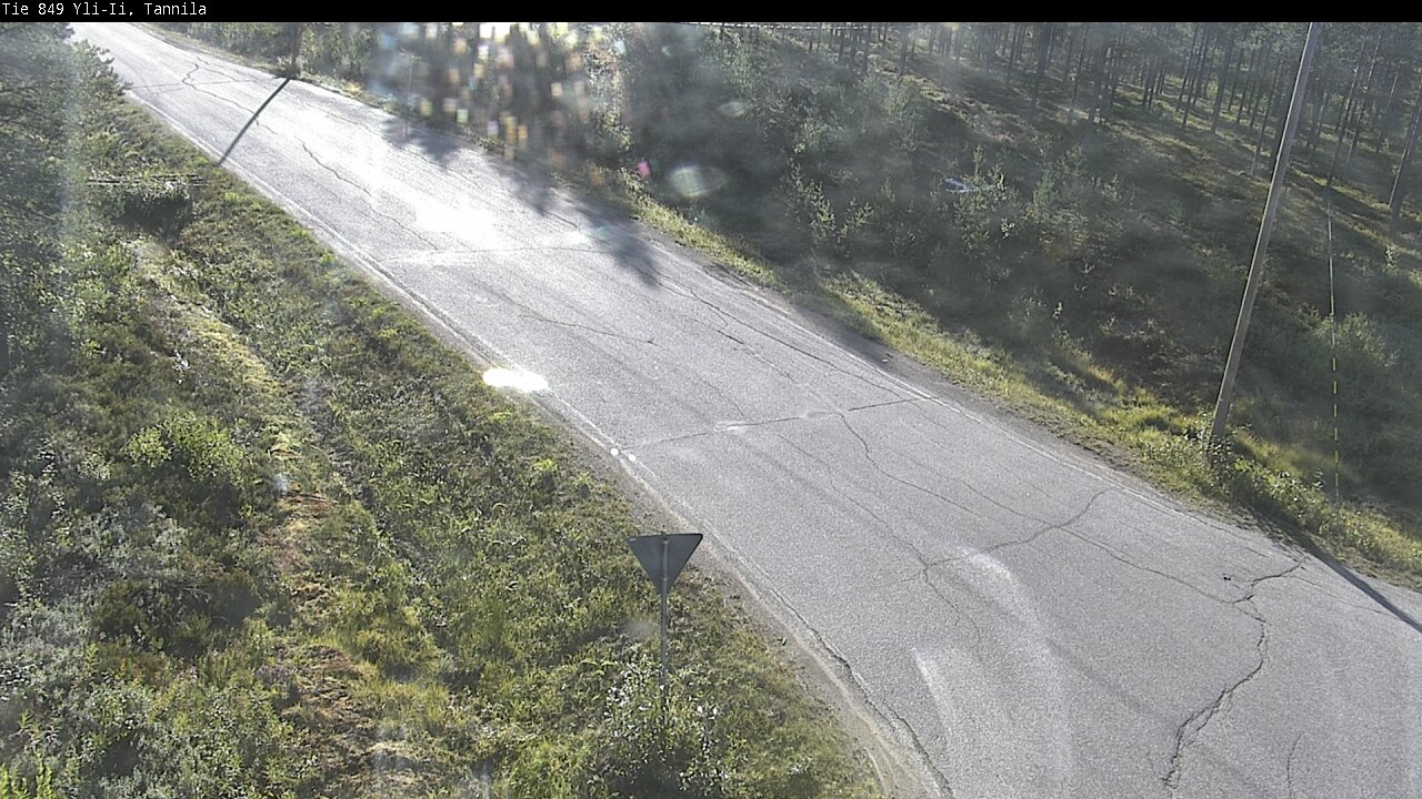 Weather Camera Image Väg 849 Yli-Ii, Tannila, Oulu, Pohjois-Pohjanmaa