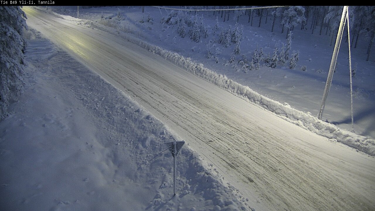 Weather Camera Image Väg 849 Yli-Ii, Tannila, Oulu, Pohjois-Pohjanmaa