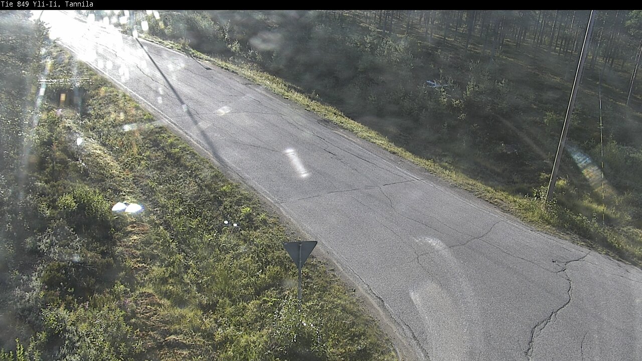Weather Camera Image Väg 849 Yli-Ii, Tannila, Oulu, Pohjois-Pohjanmaa