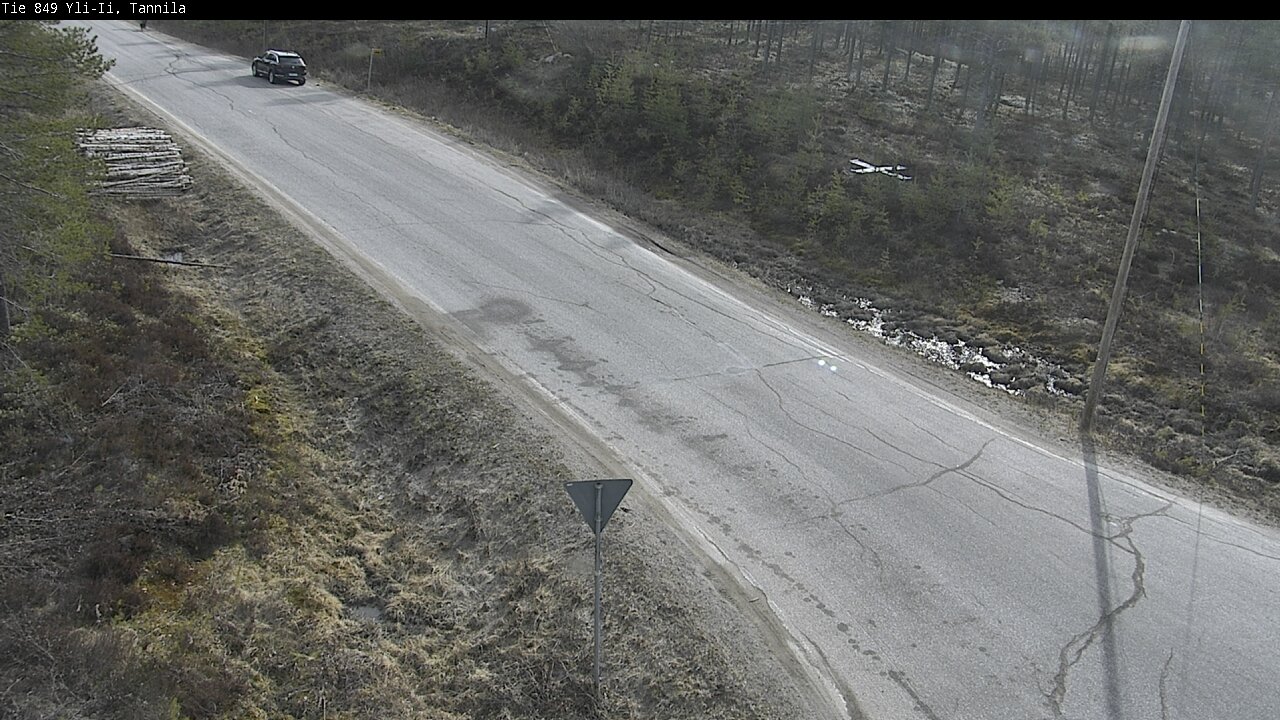 Weather Camera Image Väg 849 Yli-Ii, Tannila, Oulu, Pohjois-Pohjanmaa