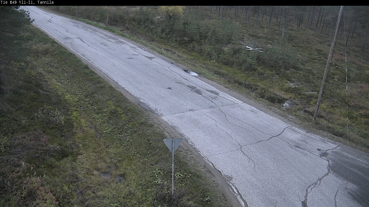 Weather Camera Image Road 849 Yli-Ii, Tannila, Oulu, Pohjois-Pohjanmaa