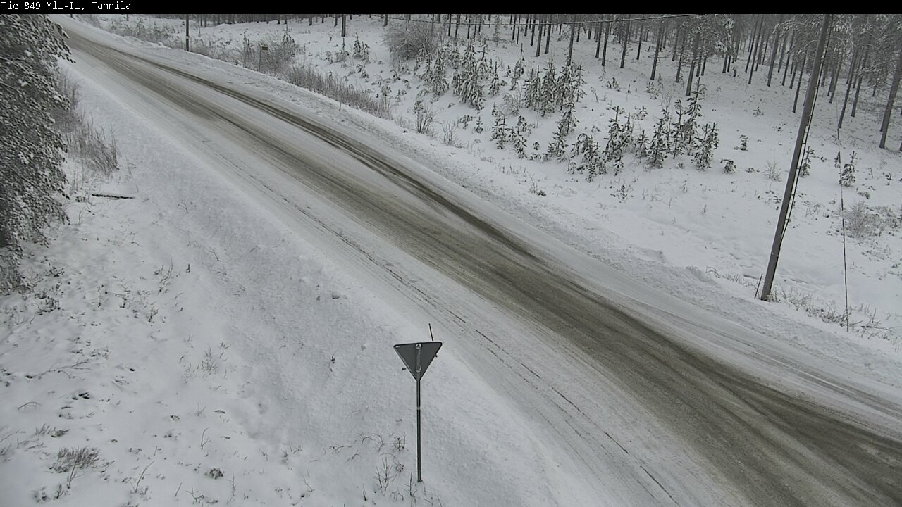 Weather Camera Image Väg 849 Yli-Ii, Tannila, Oulu, Pohjois-Pohjanmaa
