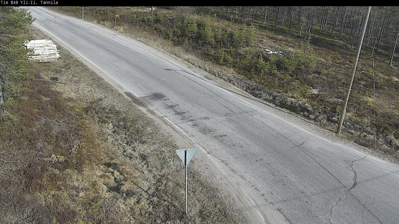 Weather Camera Image Väg 849 Yli-Ii, Tannila, Oulu, Pohjois-Pohjanmaa