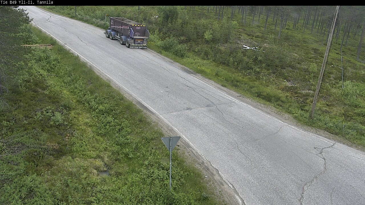 Weather Camera Image Road 849 Yli-Ii, Tannila, Oulu, Pohjois-Pohjanmaa