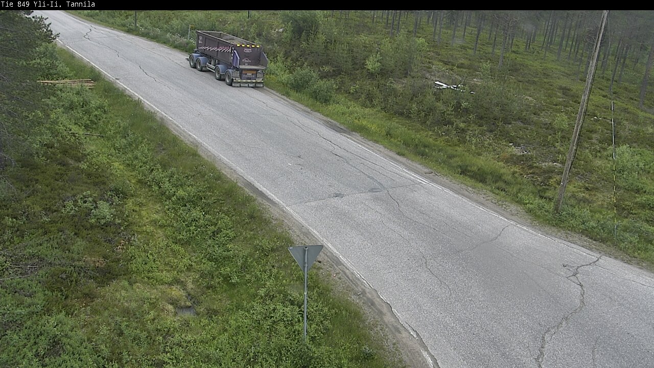 Weather Camera Image Road 849 Yli-Ii, Tannila, Oulu, Pohjois-Pohjanmaa
