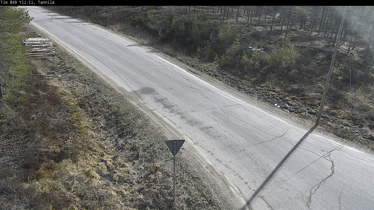 Weather Camera Image Väg 849 Yli-Ii, Tannila, Oulu, Pohjois-Pohjanmaa