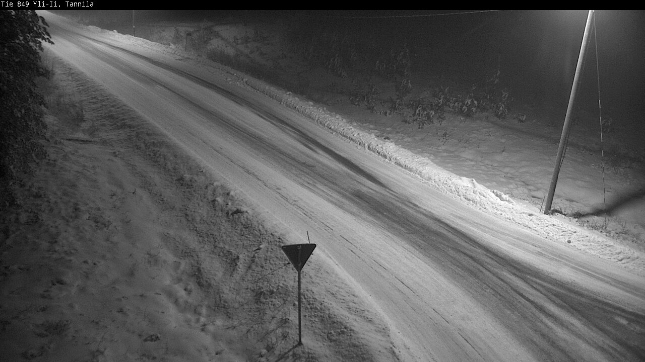 Weather Camera Image Väg 849 Yli-Ii, Tannila, Oulu, Pohjois-Pohjanmaa