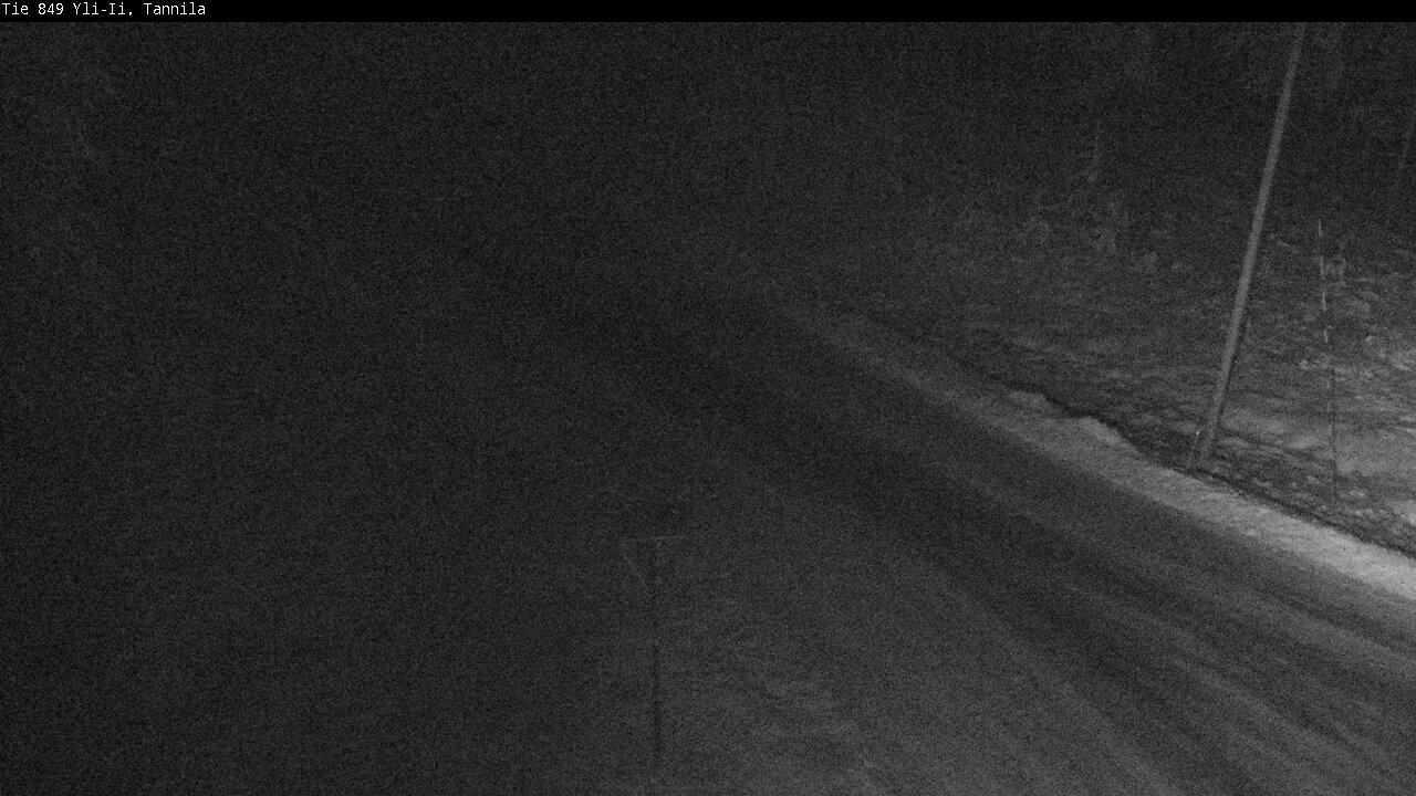 Weather Camera Image Väg 849 Yli-Ii, Tannila, Oulu, Pohjois-Pohjanmaa