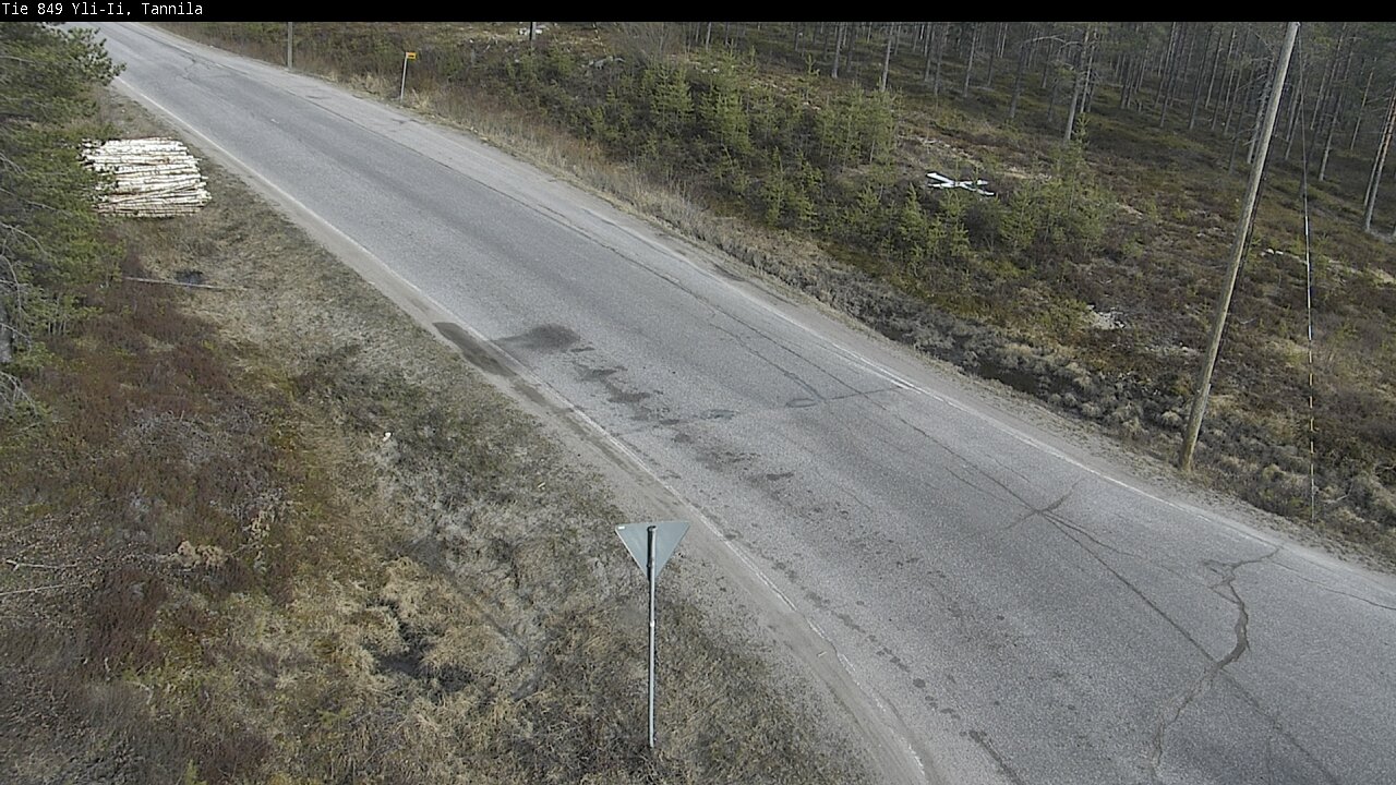 Weather Camera Image Väg 849 Yli-Ii, Tannila, Oulu, Pohjois-Pohjanmaa