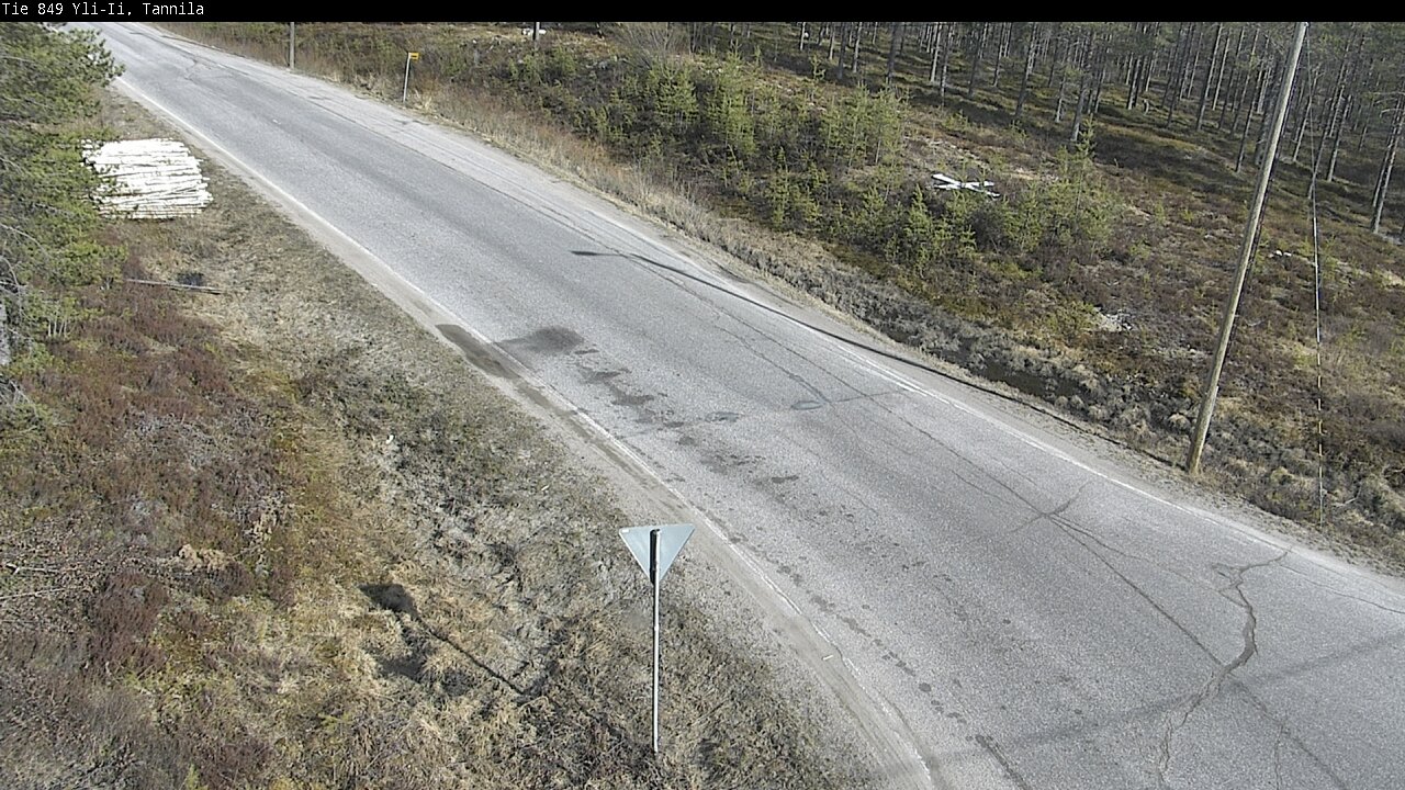 Weather Camera Image Väg 849 Yli-Ii, Tannila, Oulu, Pohjois-Pohjanmaa