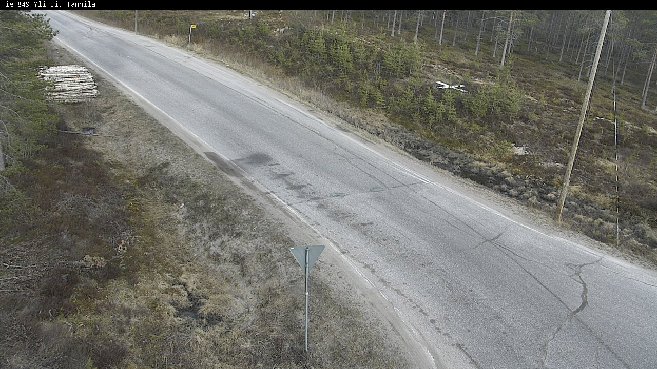Weather Camera Image Väg 849 Yli-Ii, Tannila, Oulu, Pohjois-Pohjanmaa