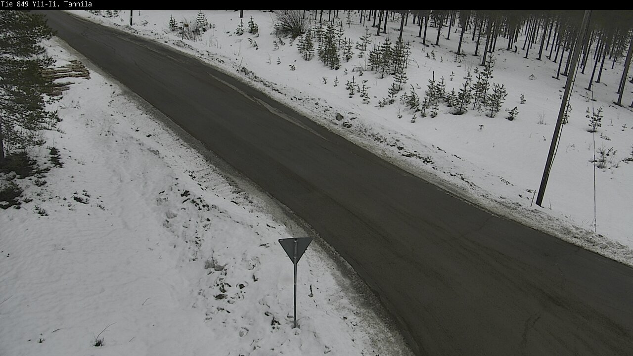 Weather Camera Image Väg 849 Yli-Ii, Tannila, Oulu, Pohjois-Pohjanmaa