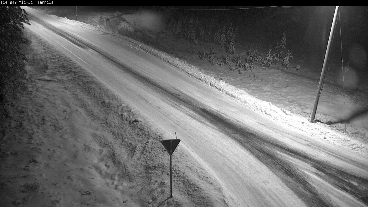 Weather Camera Image Väg 849 Yli-Ii, Tannila, Oulu, Pohjois-Pohjanmaa