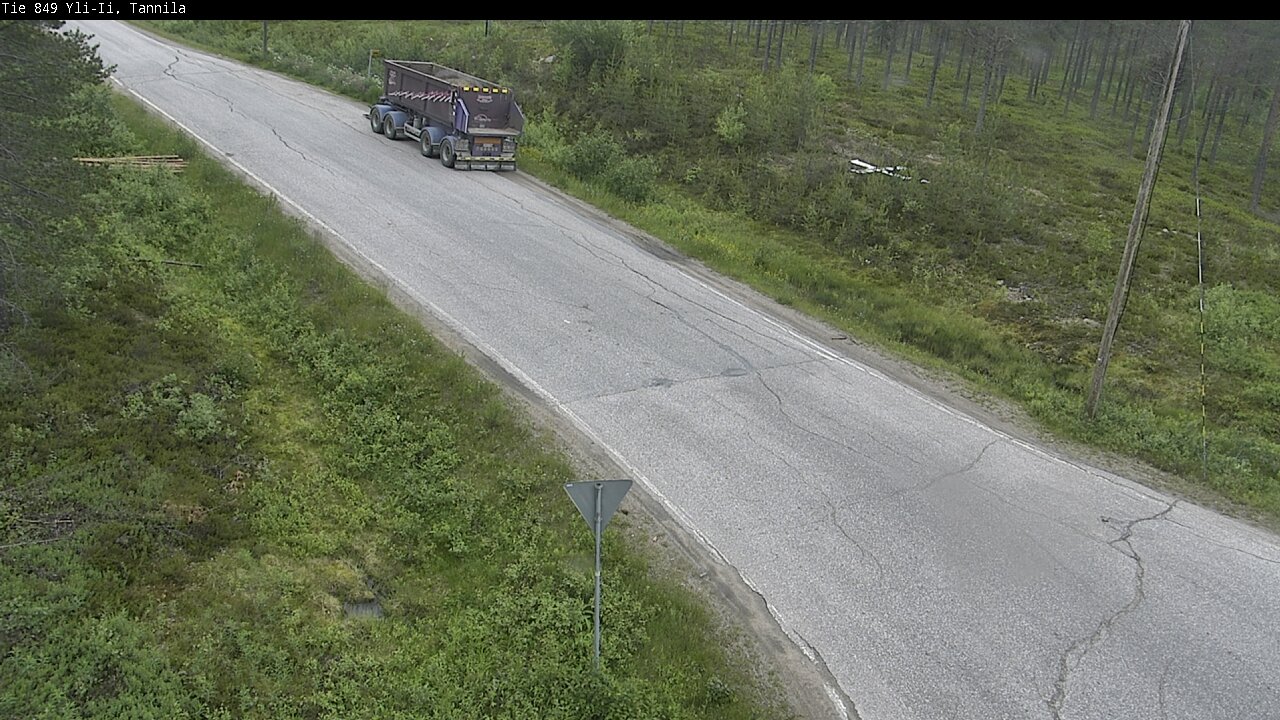 Weather Camera Image Road 849 Yli-Ii, Tannila, Oulu, Pohjois-Pohjanmaa