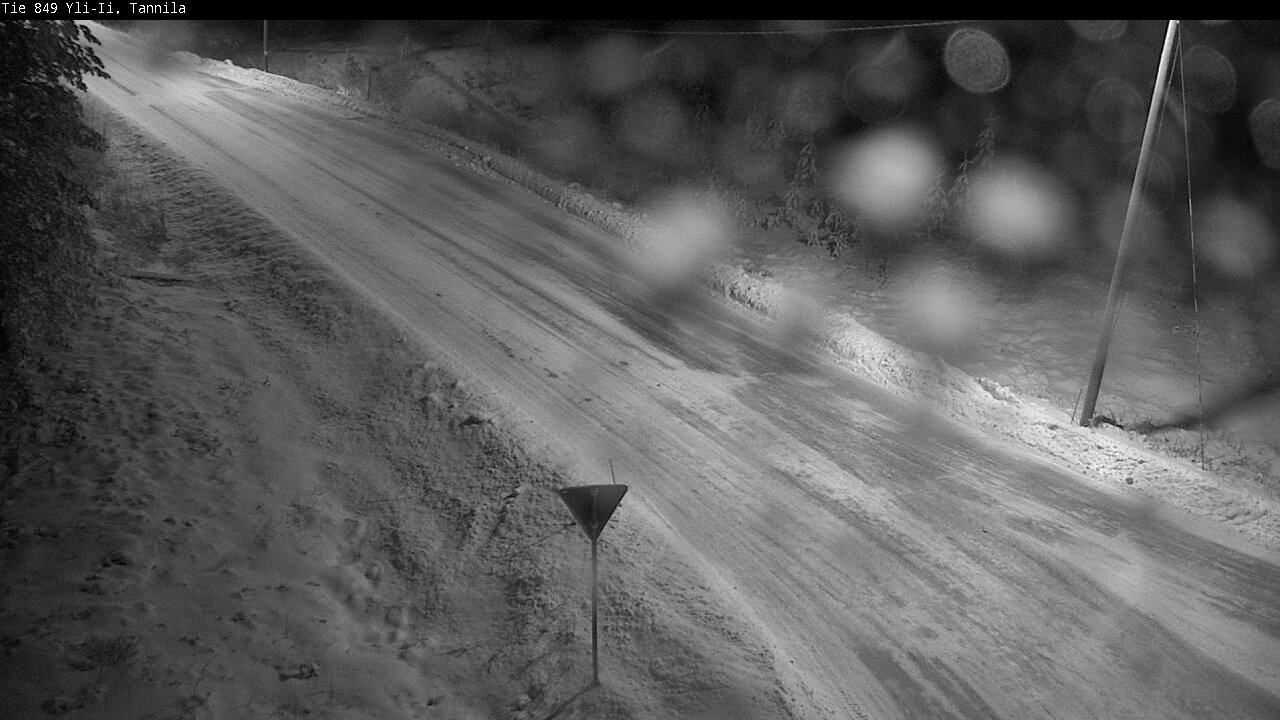 Weather Camera Image Väg 849 Yli-Ii, Tannila, Oulu, Pohjois-Pohjanmaa