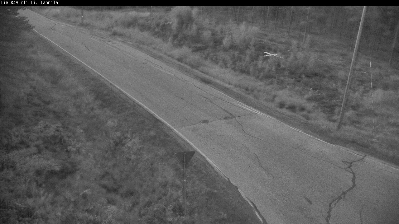 Weather Camera Image Väg 849 Yli-Ii, Tannila, Oulu, Pohjois-Pohjanmaa