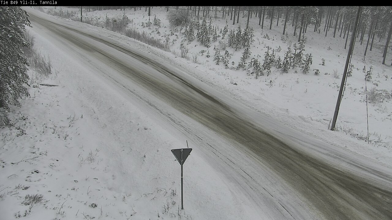 Weather Camera Image Väg 849 Yli-Ii, Tannila, Oulu, Pohjois-Pohjanmaa