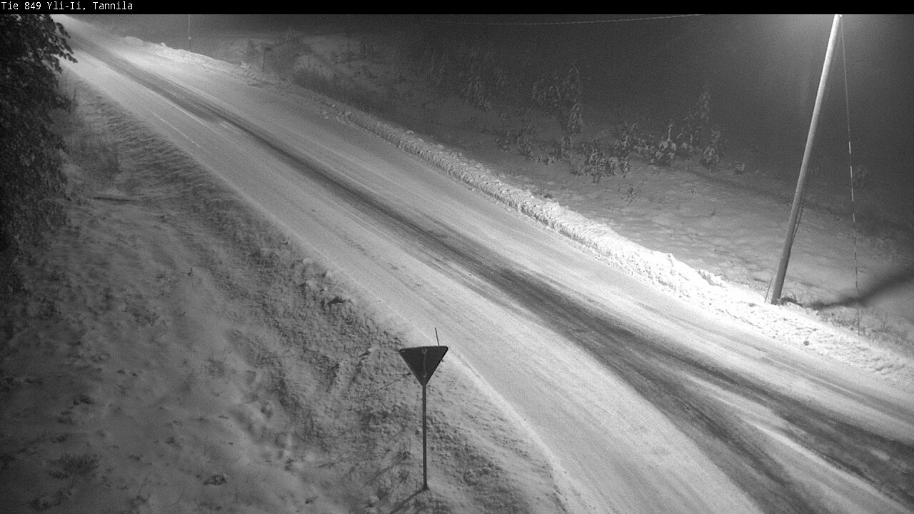 Weather Camera Image Väg 849 Yli-Ii, Tannila, Oulu, Pohjois-Pohjanmaa