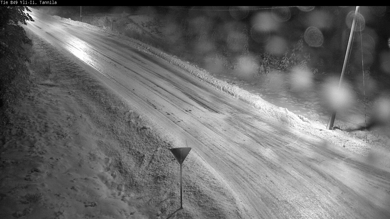 Weather Camera Image Väg 849 Yli-Ii, Tannila, Oulu, Pohjois-Pohjanmaa