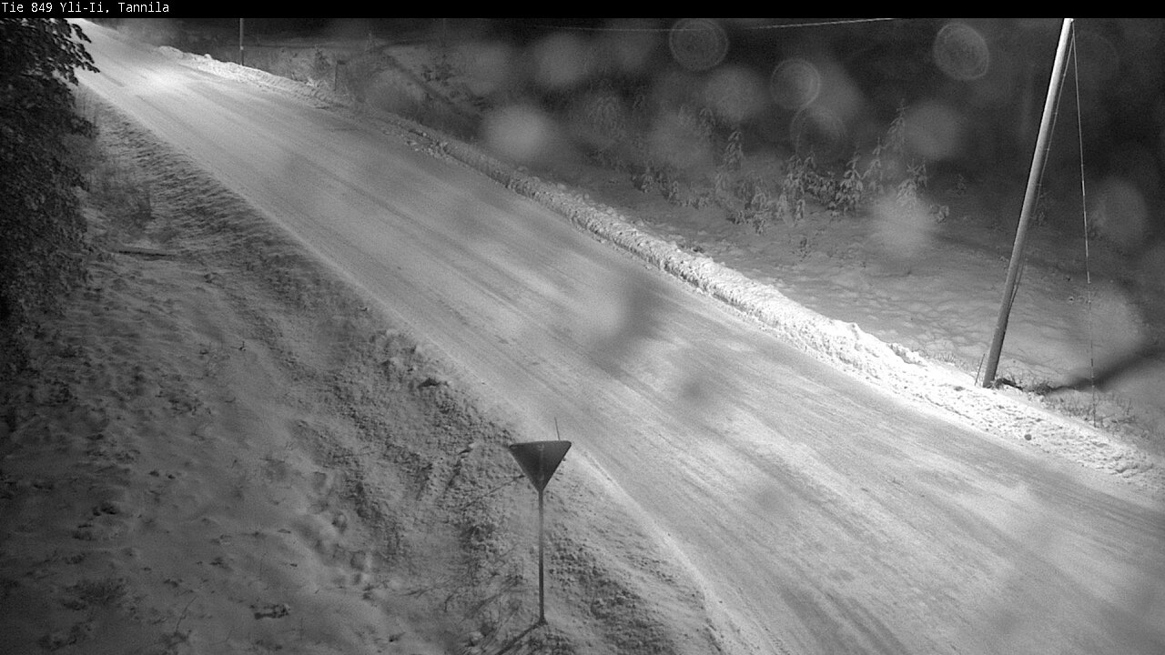 Weather Camera Image Väg 849 Yli-Ii, Tannila, Oulu, Pohjois-Pohjanmaa