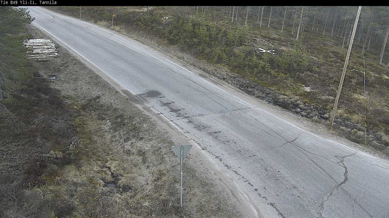 Weather Camera Image Väg 849 Yli-Ii, Tannila, Oulu, Pohjois-Pohjanmaa