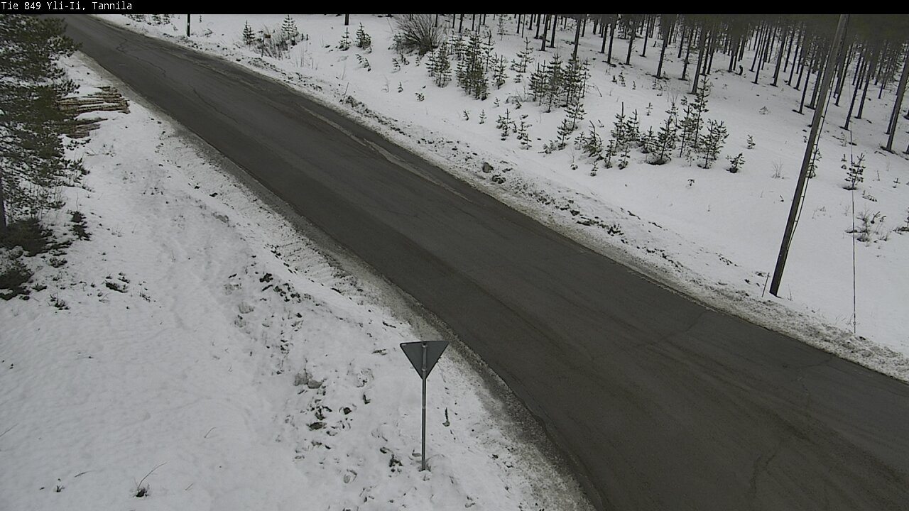 Weather Camera Image Väg 849 Yli-Ii, Tannila, Oulu, Pohjois-Pohjanmaa
