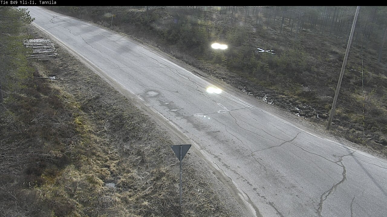 Weather Camera Image Väg 849 Yli-Ii, Tannila, Oulu, Pohjois-Pohjanmaa