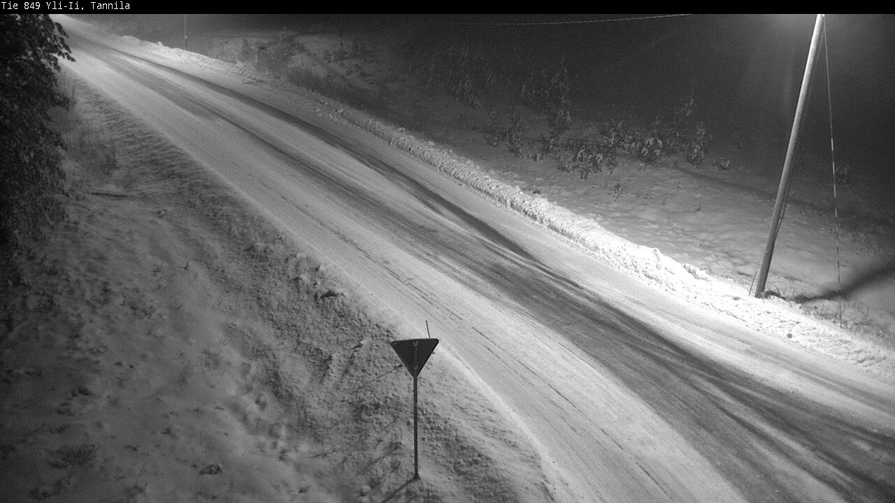 Weather Camera Image Väg 849 Yli-Ii, Tannila, Oulu, Pohjois-Pohjanmaa