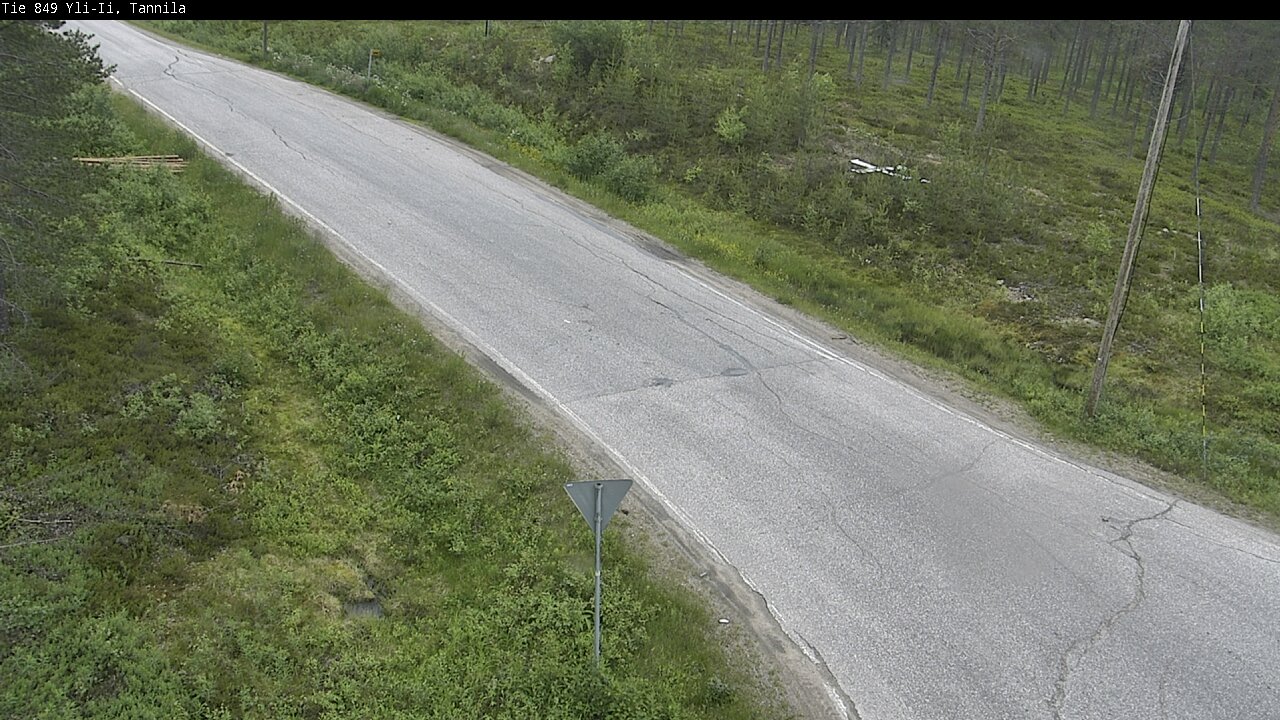 Weather Camera Image Road 849 Yli-Ii, Tannila, Oulu, Pohjois-Pohjanmaa