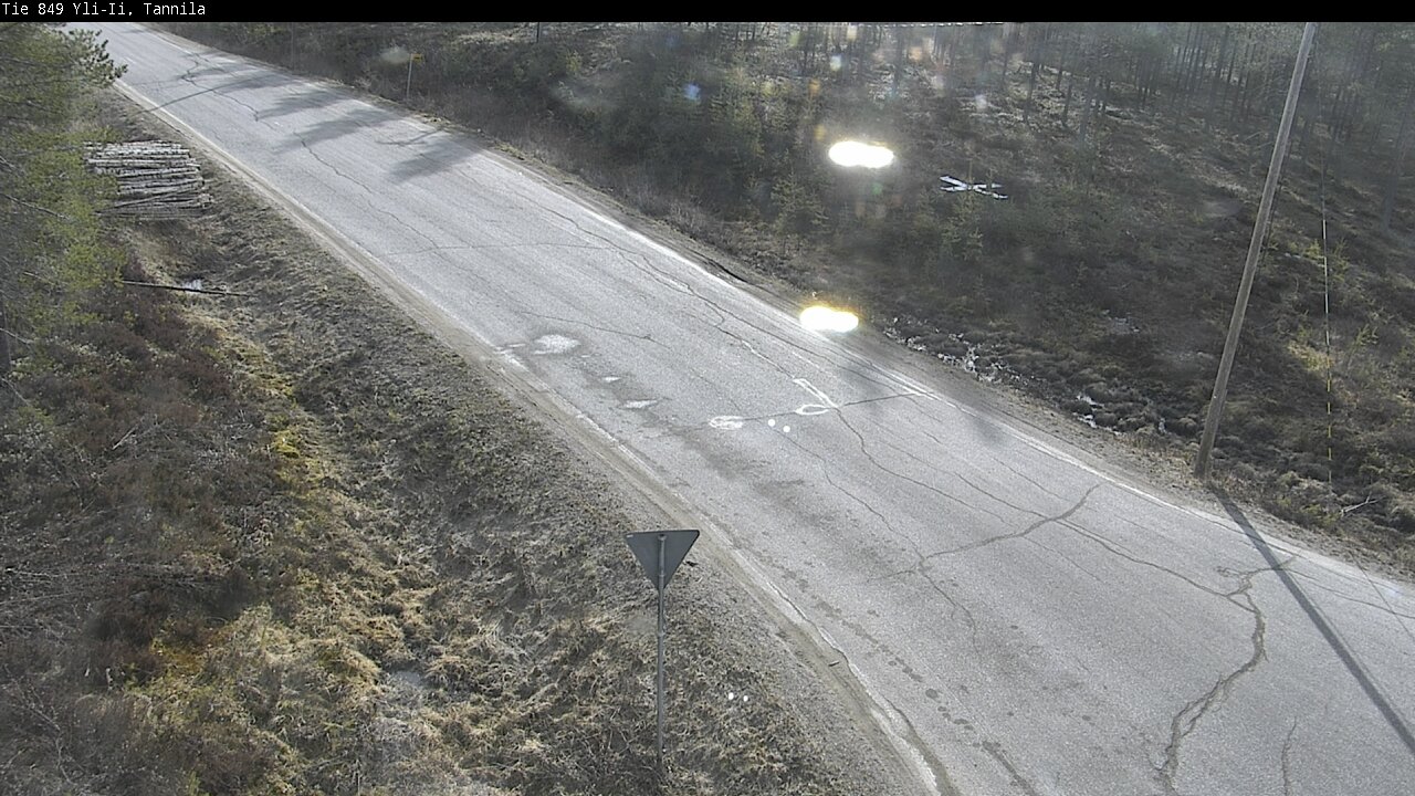 Weather Camera Image Väg 849 Yli-Ii, Tannila, Oulu, Pohjois-Pohjanmaa