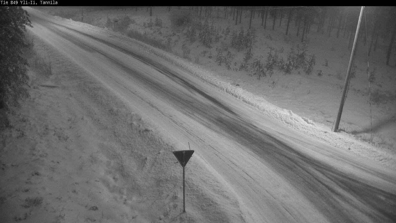 Weather Camera Image Väg 849 Yli-Ii, Tannila, Oulu, Pohjois-Pohjanmaa