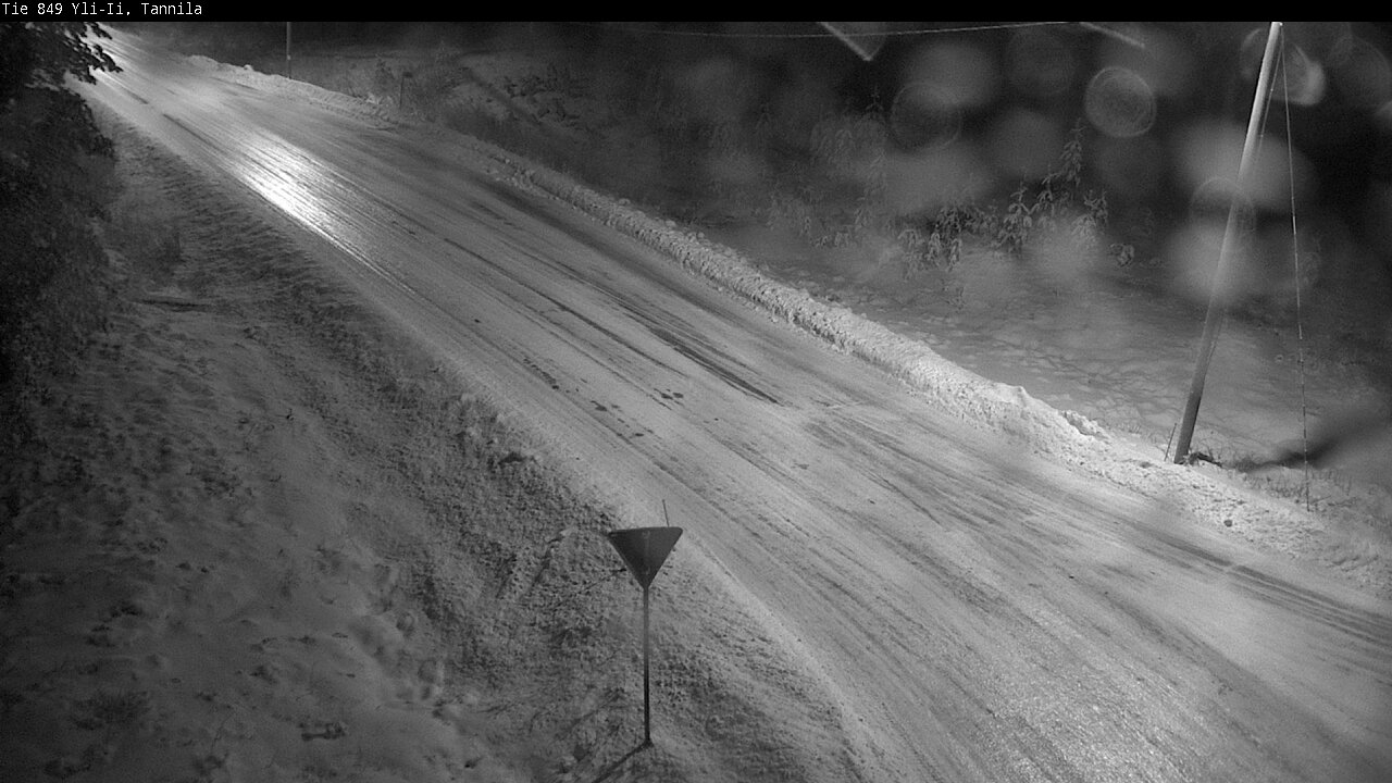 Weather Camera Image Väg 849 Yli-Ii, Tannila, Oulu, Pohjois-Pohjanmaa