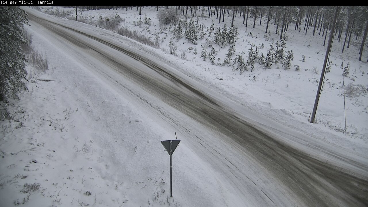 Weather Camera Image Väg 849 Yli-Ii, Tannila, Oulu, Pohjois-Pohjanmaa