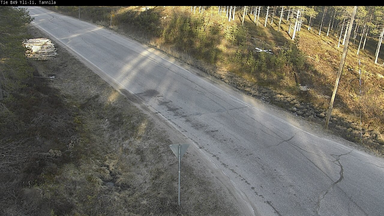 Weather Camera Image Väg 849 Yli-Ii, Tannila, Oulu, Pohjois-Pohjanmaa
