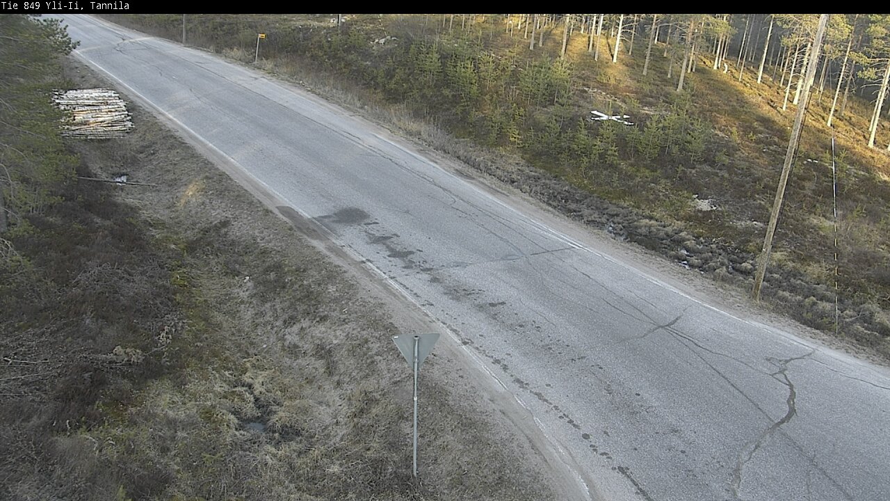 Weather Camera Image Väg 849 Yli-Ii, Tannila, Oulu, Pohjois-Pohjanmaa