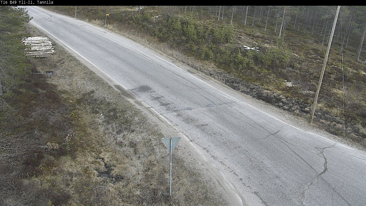 Weather Camera Image Väg 849 Yli-Ii, Tannila, Oulu, Pohjois-Pohjanmaa
