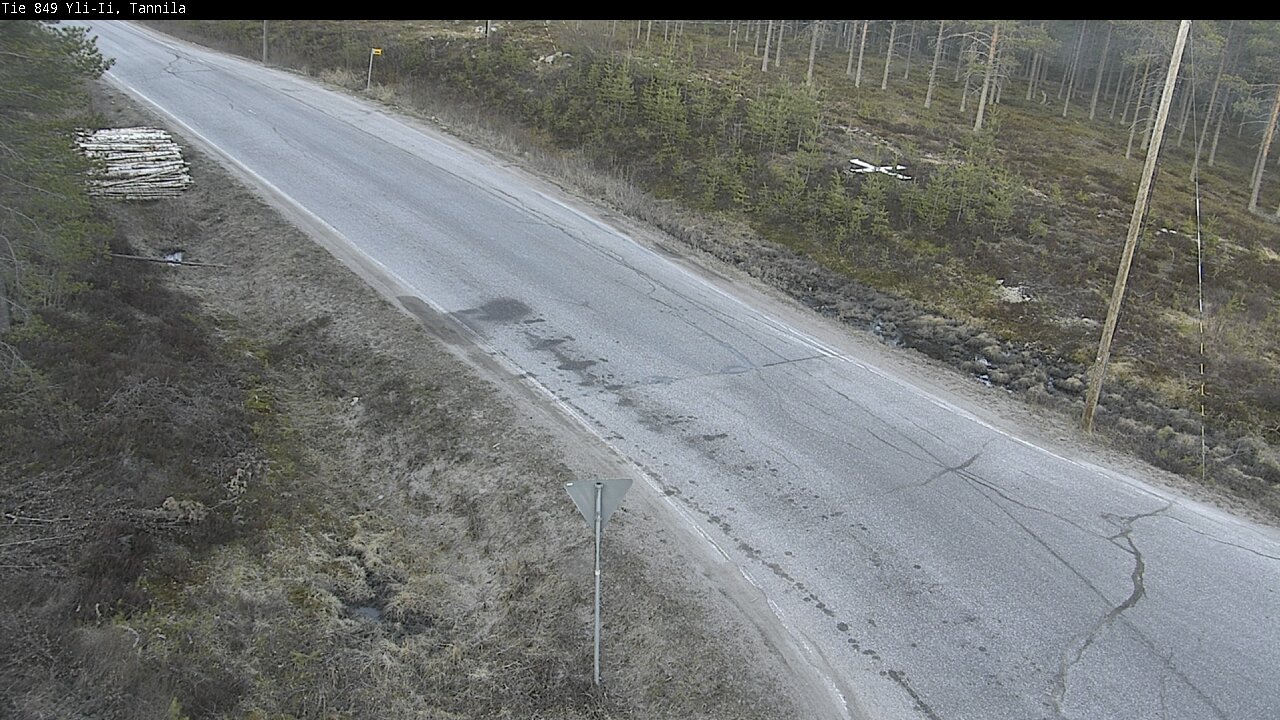 Weather Camera Image Väg 849 Yli-Ii, Tannila, Oulu, Pohjois-Pohjanmaa