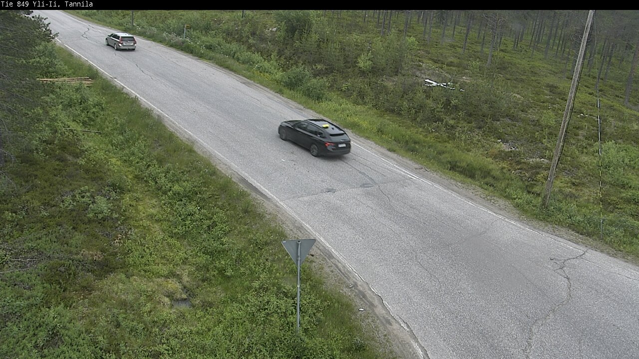 Weather Camera Image Road 849 Yli-Ii, Tannila, Oulu, Pohjois-Pohjanmaa